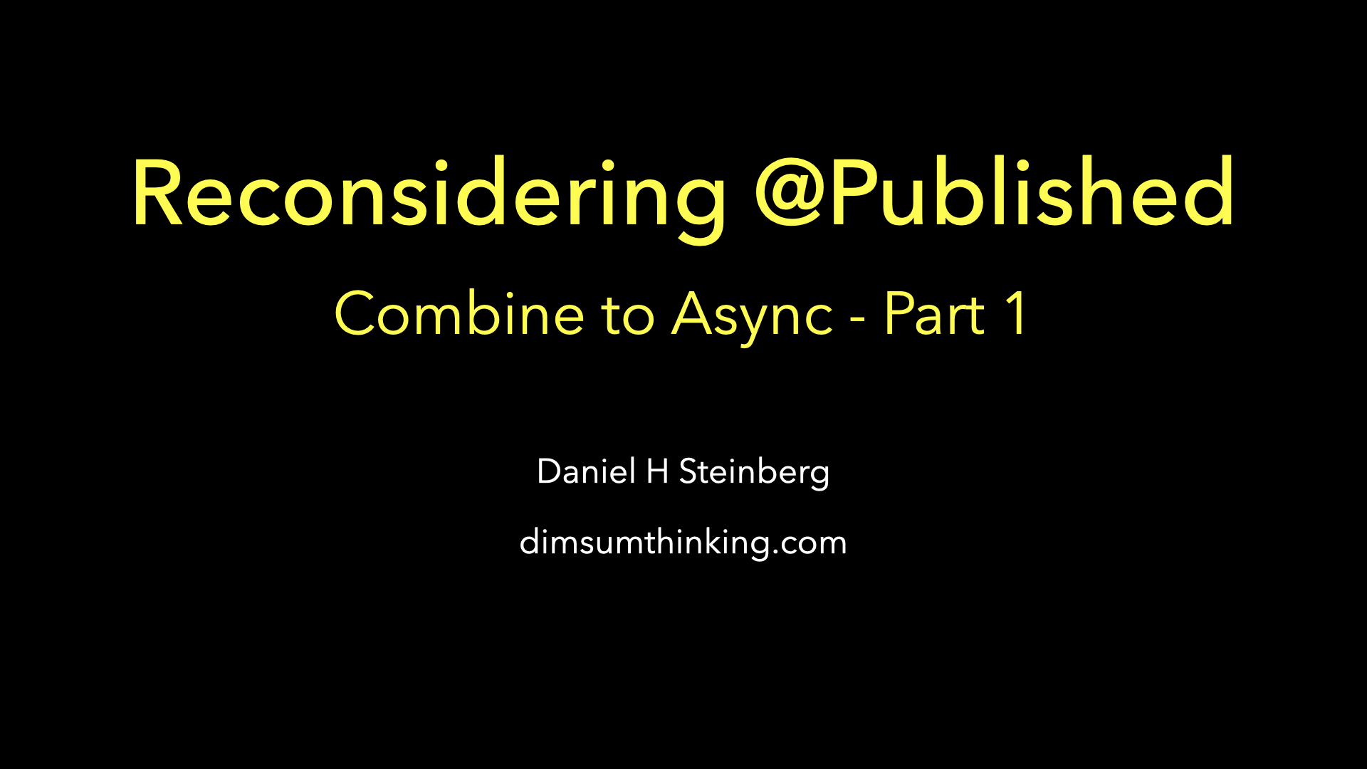 Link to Combine to Async part 1